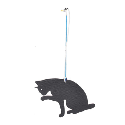 Hermes Togo Epsom Petit H Cat Bag Charm Rouge Casaque Black 1 of 3