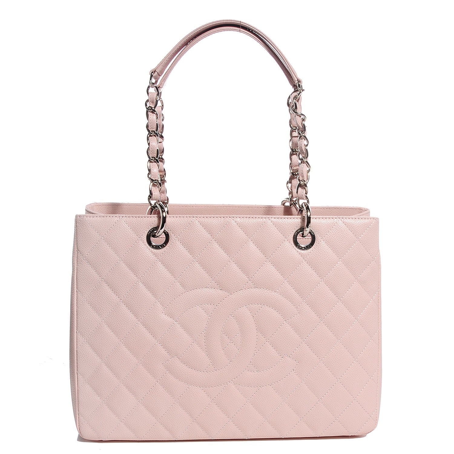 Chanel Caviar Grand Shopping Tote GST Light Pink 1 of 8