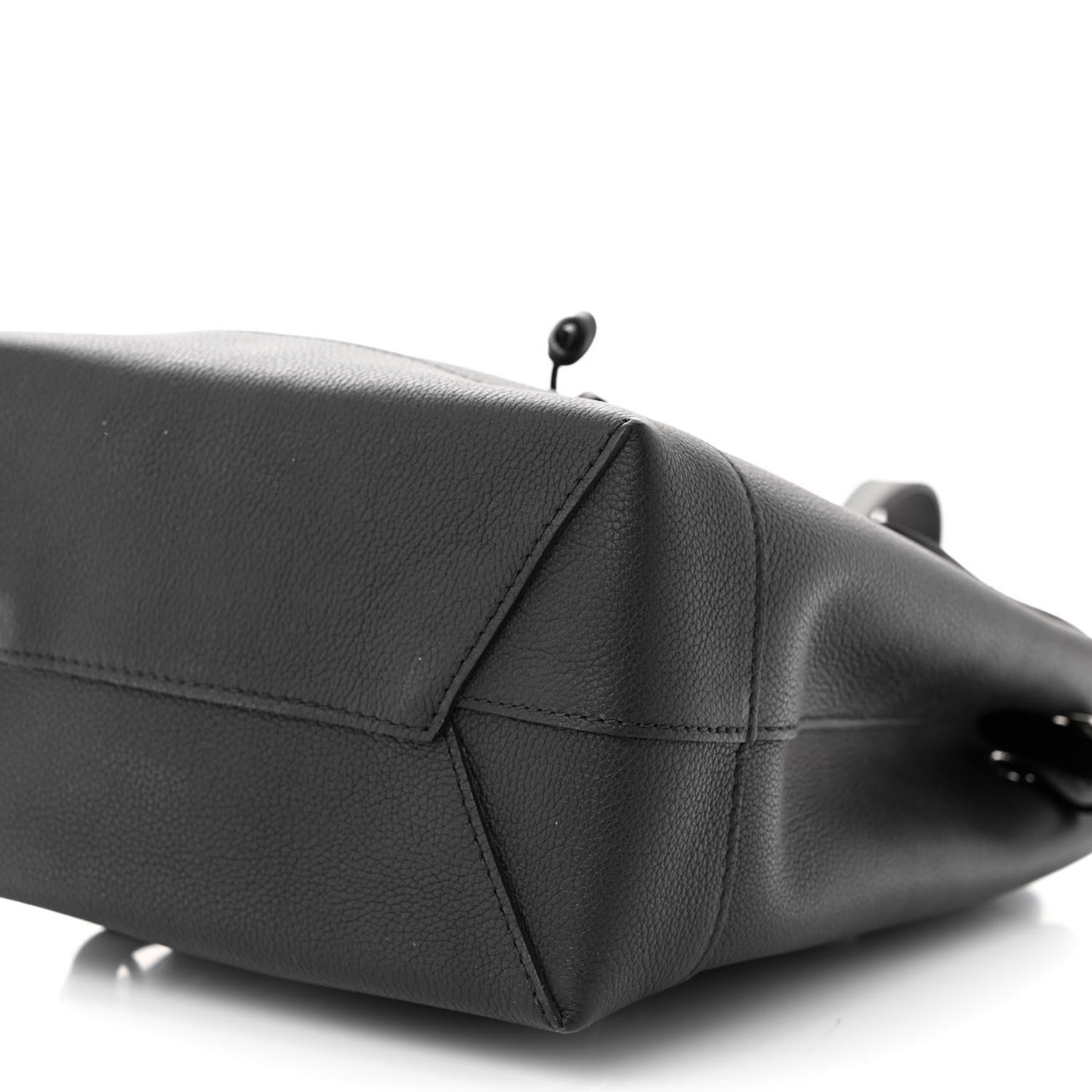 Calfskin Lockme Backpack Black
