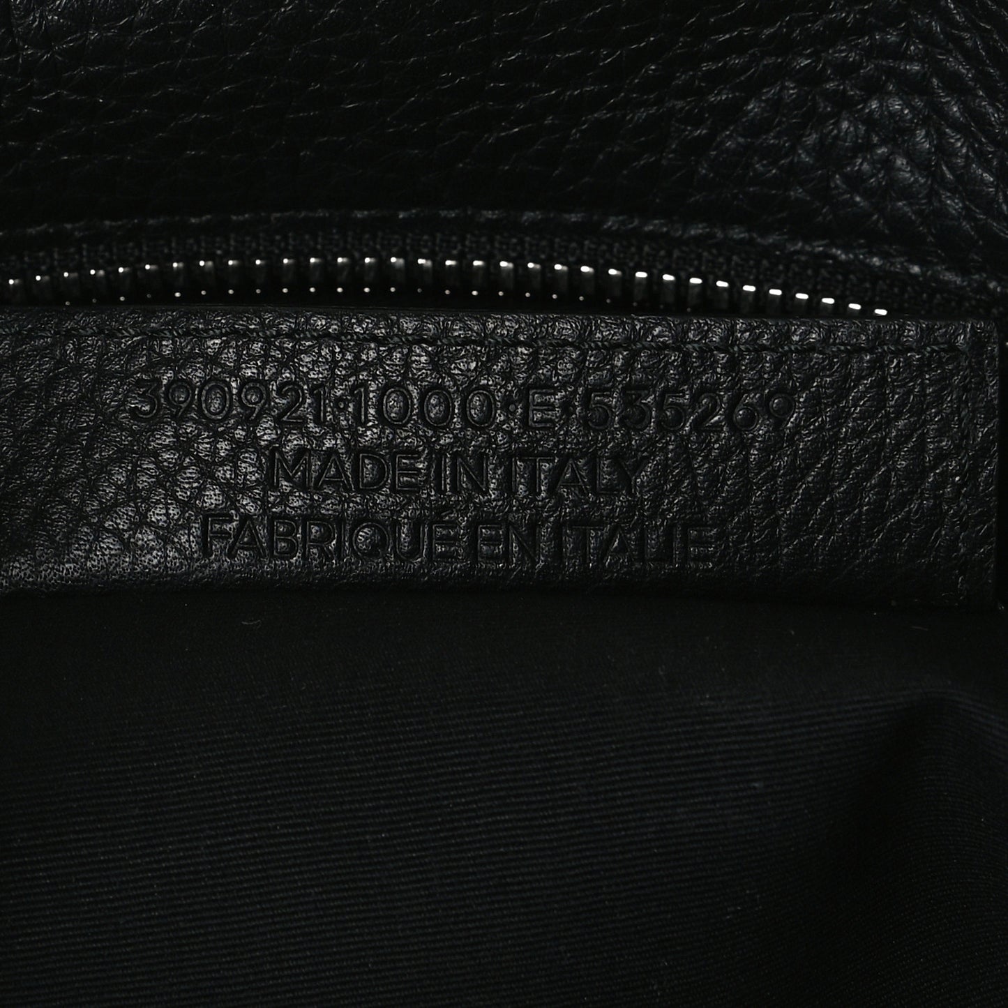 Veau Gros Grain Infanta Duffel Bag Black
