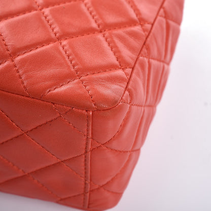 Chanel Lambskin Quilted XL Maxi Single Flap Red 13 of 13