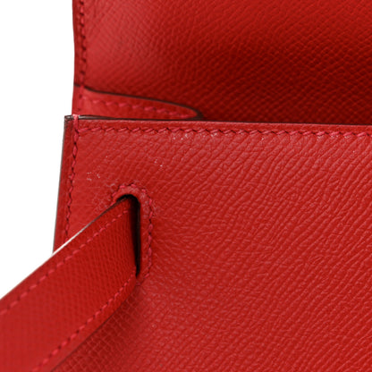 Hermes Epsom Kelly Sellier 28 Rouge Casaque 12 of 16