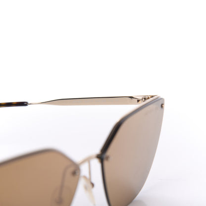 Prada Cat Eye Sunglasses SPR 68T Gold 6 of 8