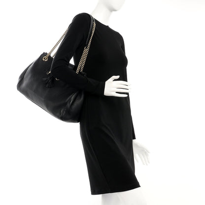 Gucci Calfskin Medium Emily Shoulder Bag Black 2 of 7