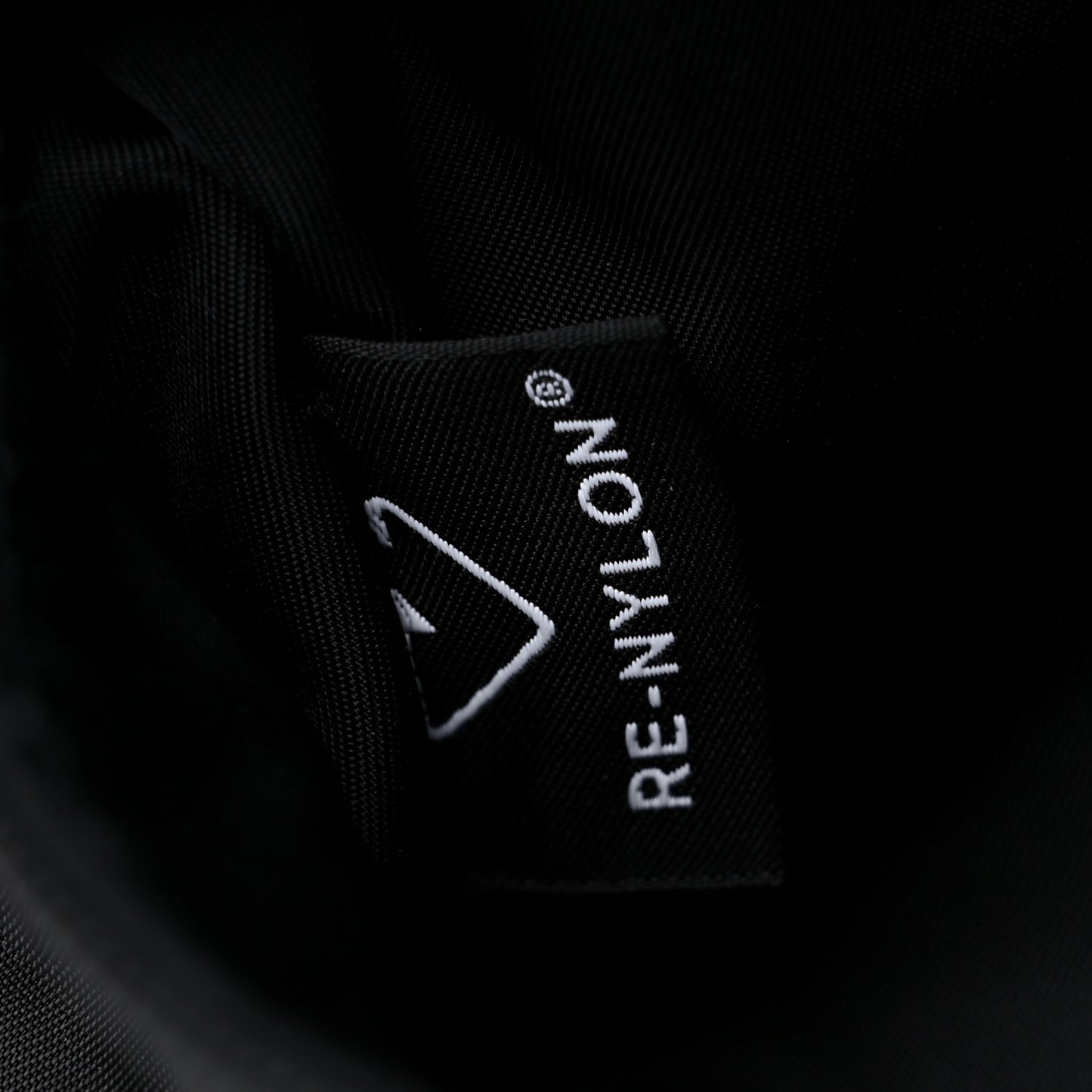 Re-Nylon Saffiano Belt Bag Black