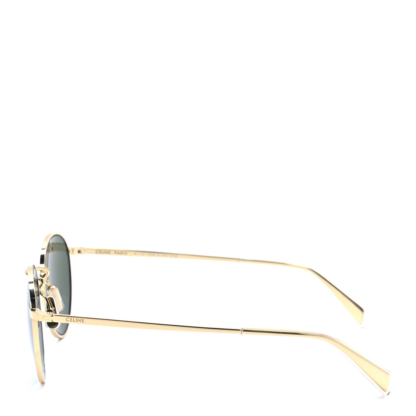 Metal Round Sunglasses CL40100U Gold