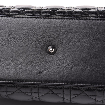 Christian Dior Lambskin Cannage Large Lady Dior Black 12 of 17