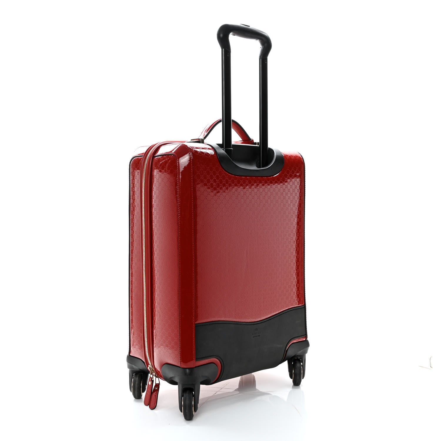 Gucci Patent Microguccissima Carry On Suitcase Red 3 of 16