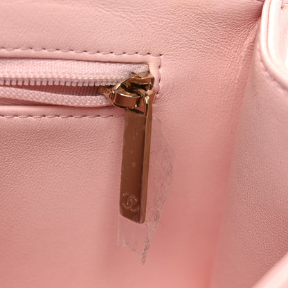 Chanel Lambskin Quilted Small Rectangular Flap Light Pink 11 of 12
