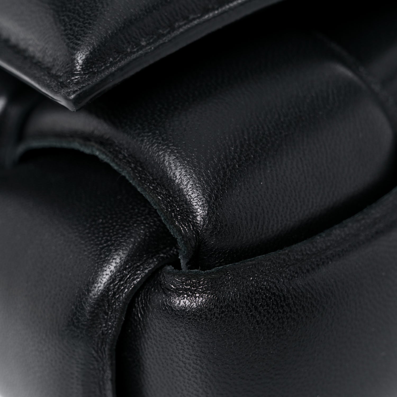 Bottega Veneta Nappa Maxi Intreccio Padded Cassette Crossbody Bag Black 9 of 18