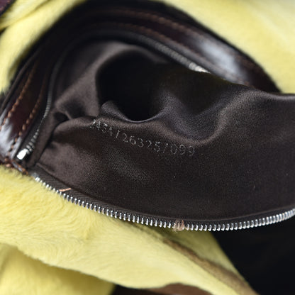 Fendi Calf Hair Mama Baguette Yellow Brown 7 of 18