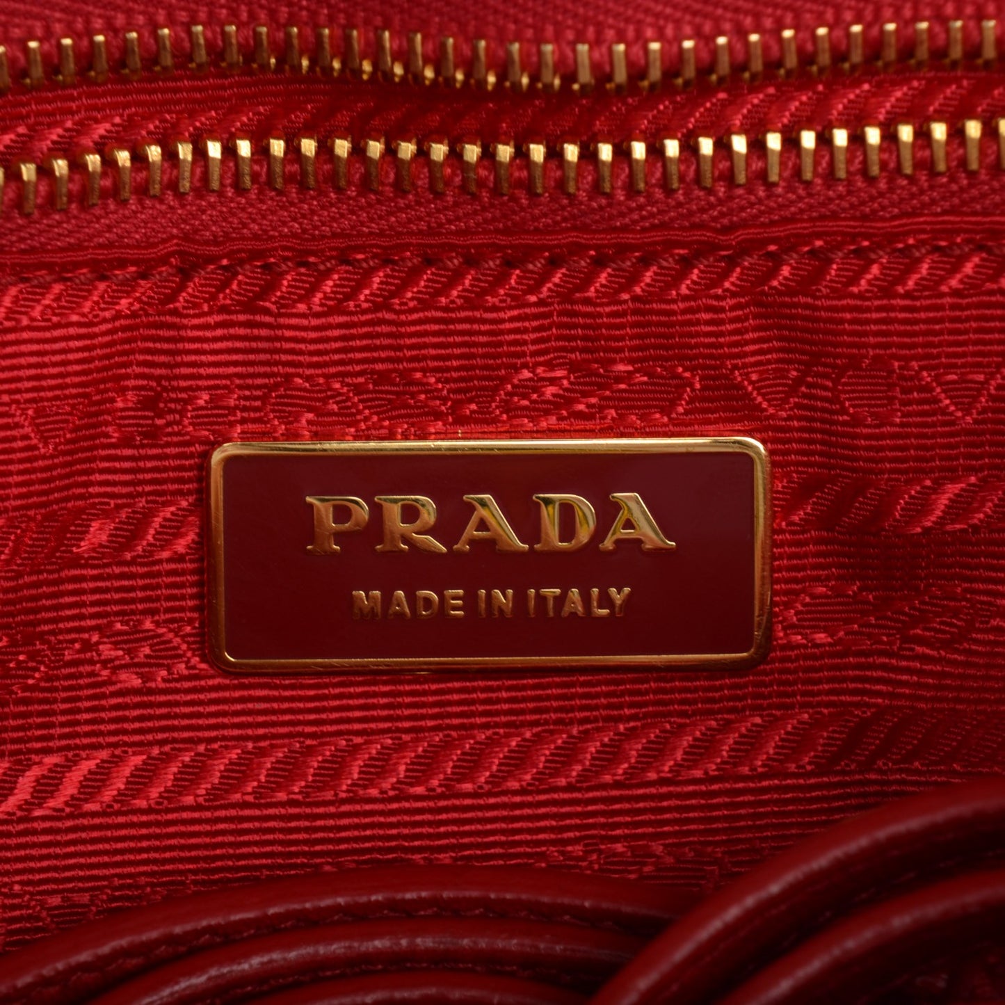 Nappa Dressy Gaufre Flap Bag Rosso