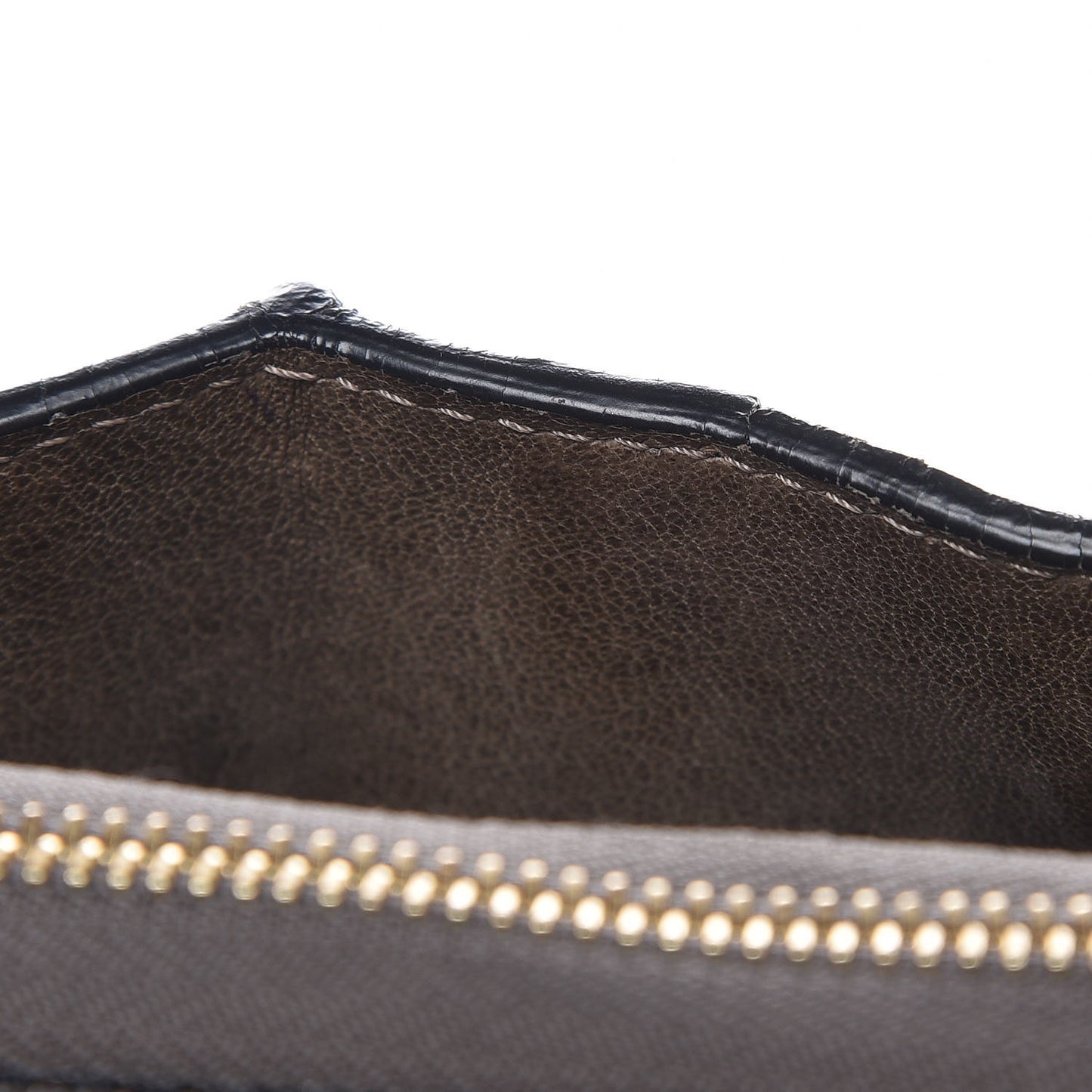 Lambskin Heloise Satchel Brown