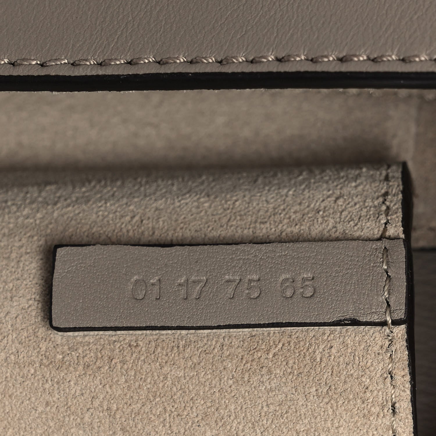 Chloe Suede Calfskin Mini Faye Shoulder Bag Motty Grey 7 of 11