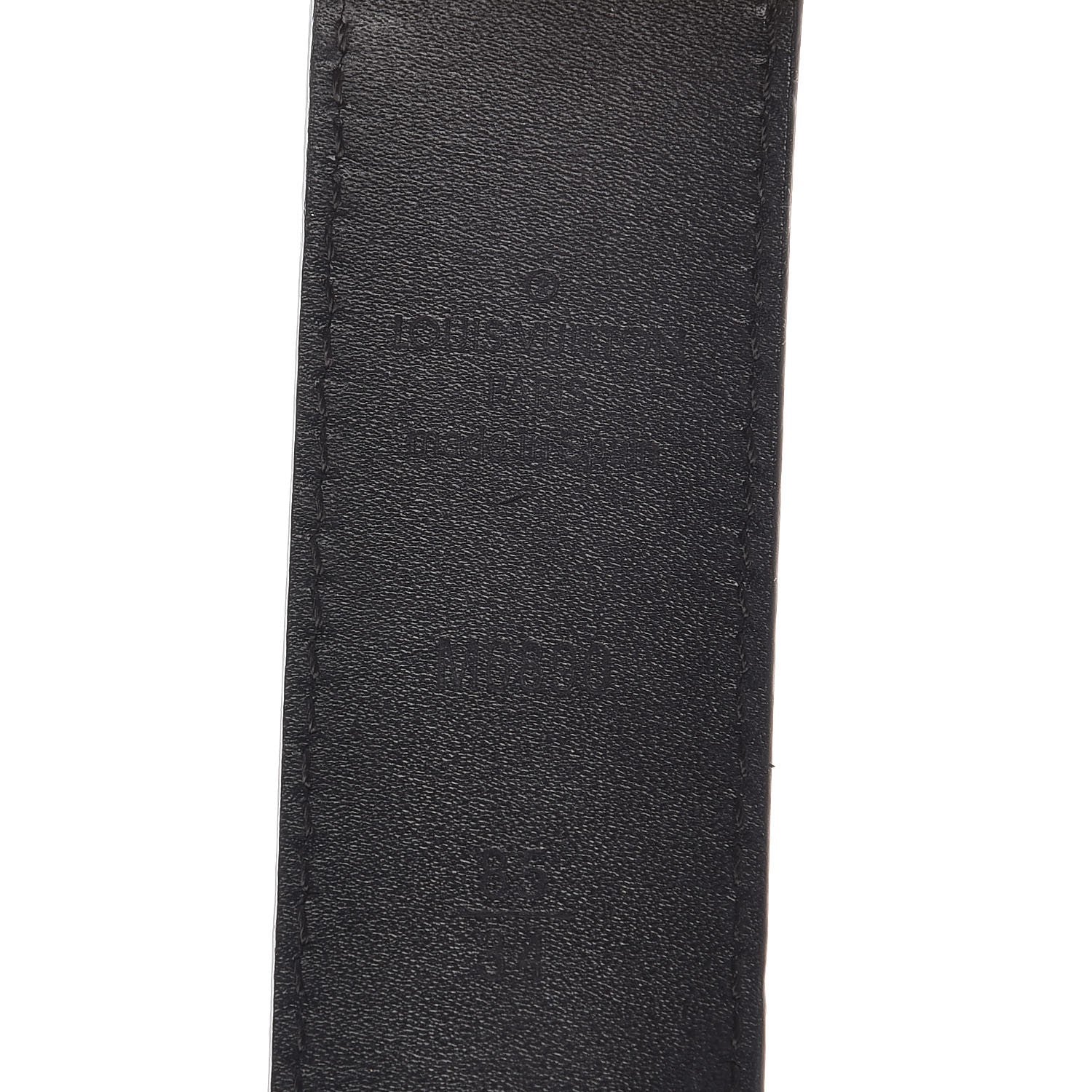 Louis Vuitton Monogram Multicolor LV Cut Reversible Belt 85 34 Black 5 of 6