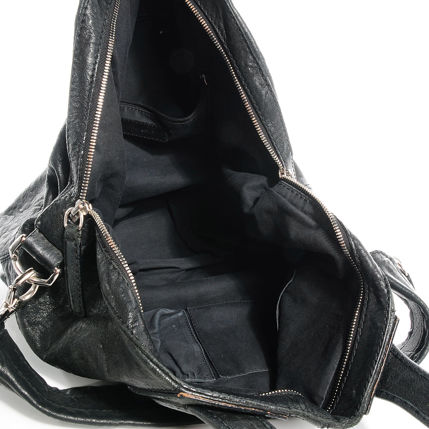 Givenchy Wrinkled Lambskin Medium Nightingale Black 7 of 12