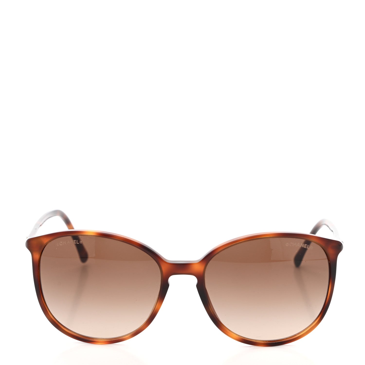 Chanel Acetate Round Sunglasses 5278 Tortoise 2 of 7