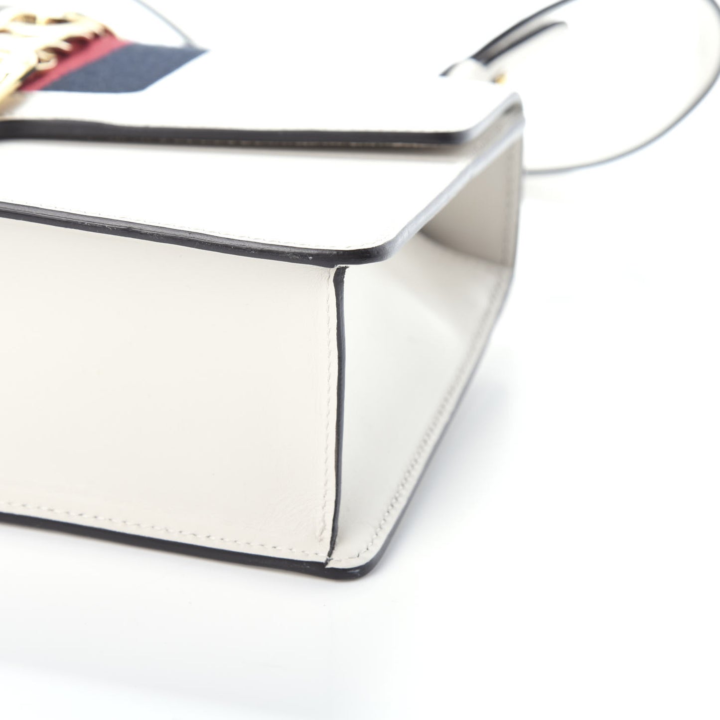 Calfskin Small Sylvie Shoulder Bag Off White