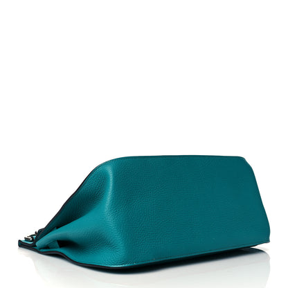 Hermes Taurillon Clemence Jypsiere 28 Bleu Paon 4 of 12