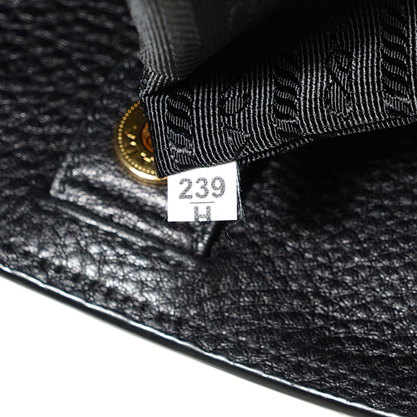 Vitello Daino Shopping Tote Nero Black