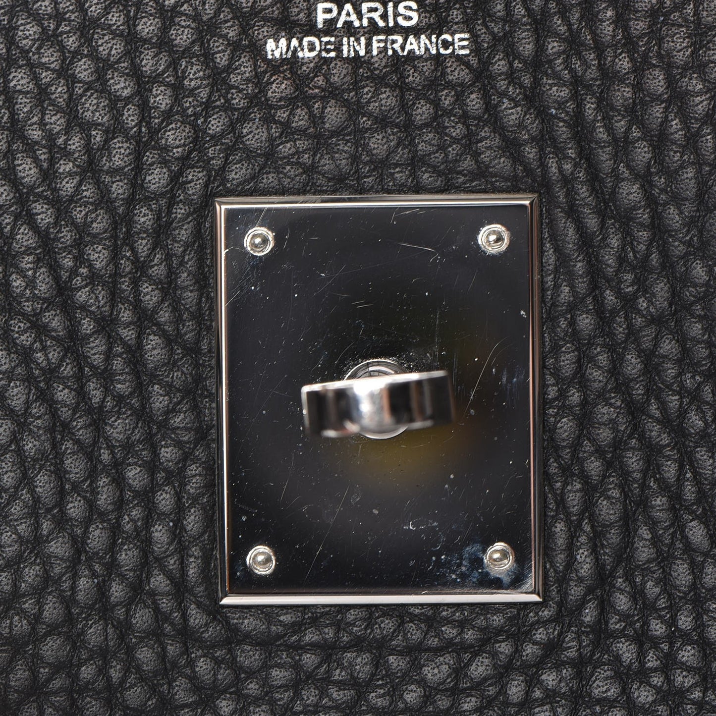 Taurillon Clemence Birkin 30 Black