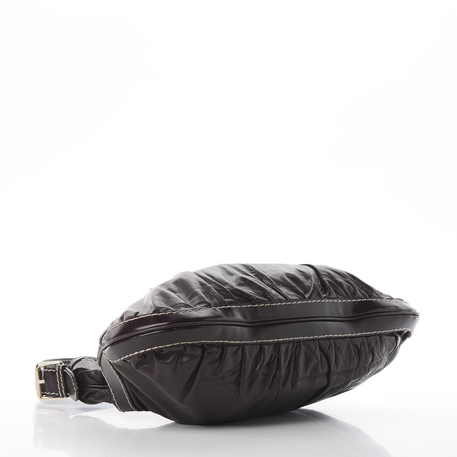 Gucci Calfskin Queen Bow Hobo Brown 4 of 10