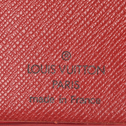 Louis Vuitton Epi Porte Billets Compact Wallet Red 6 of 16