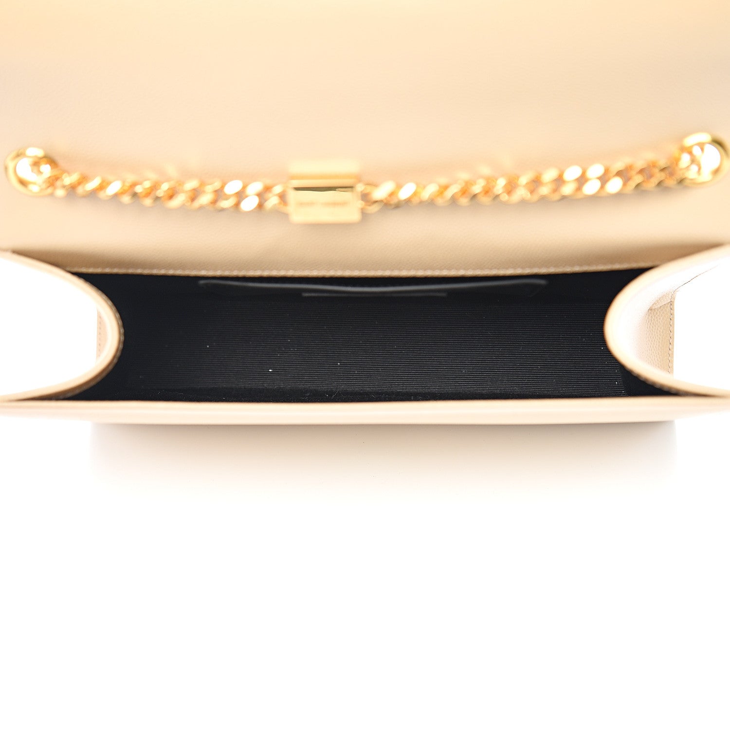 Saint Laurent Grain De Poudre Medium Monogram Kate Satchel Nude Powder 4 of 9