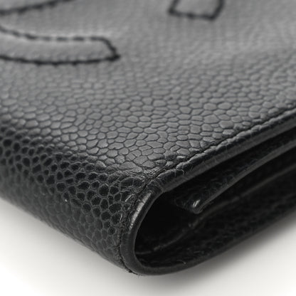 Chanel Caviar Timeless CC Compact Wallet Black 16 of 18