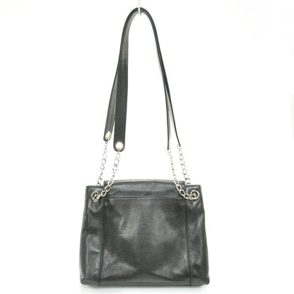 Chanel Caviar Flap Shoulder Bag Black SHW 4 of 10