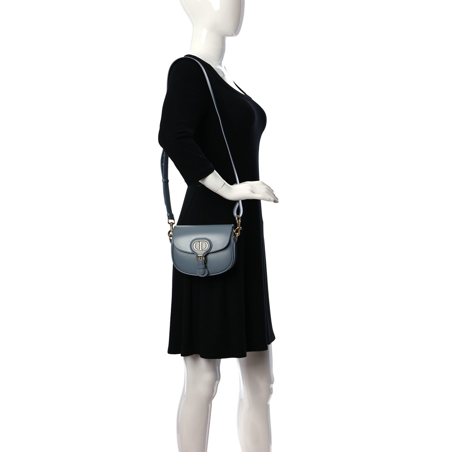Box Calfskin Small Bobby Bag Cloud Blue