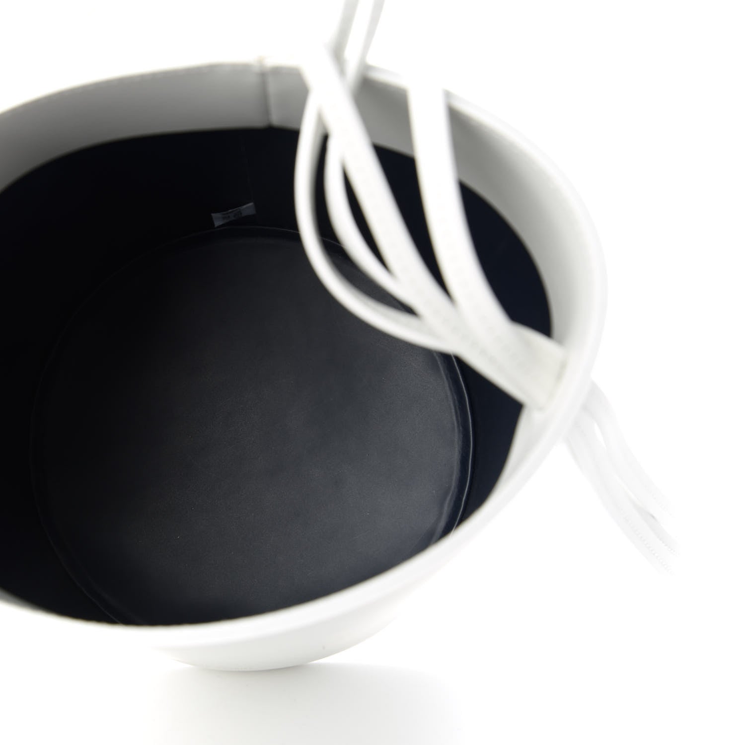 Mansur Gavriel Calfskin Fringe Bucket Bag White 5 of 9