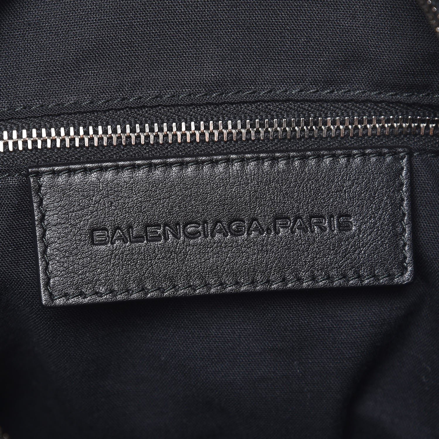 Balenciaga Baby Daim Suede Classic Silver Hardware Velo Black 6 of 9
