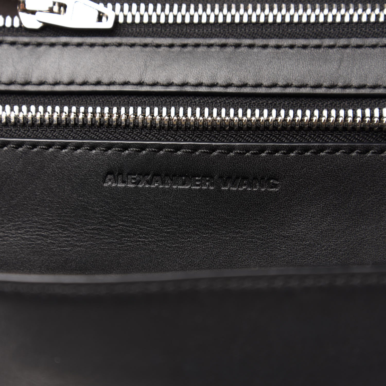 Alexander Wang Lambskin Eyelets Marion Tote Black Silver Hardware 8 of 11