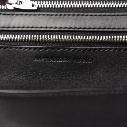 Alexander Wang Lambskin Eyelets Marion Tote Black Silver Hardware 8 of 11
