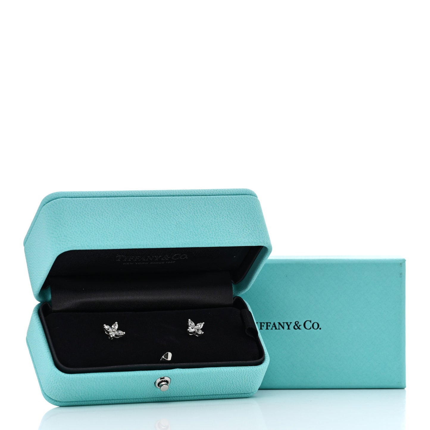 Platinum Diamond .64ct Small Victoria Earrings