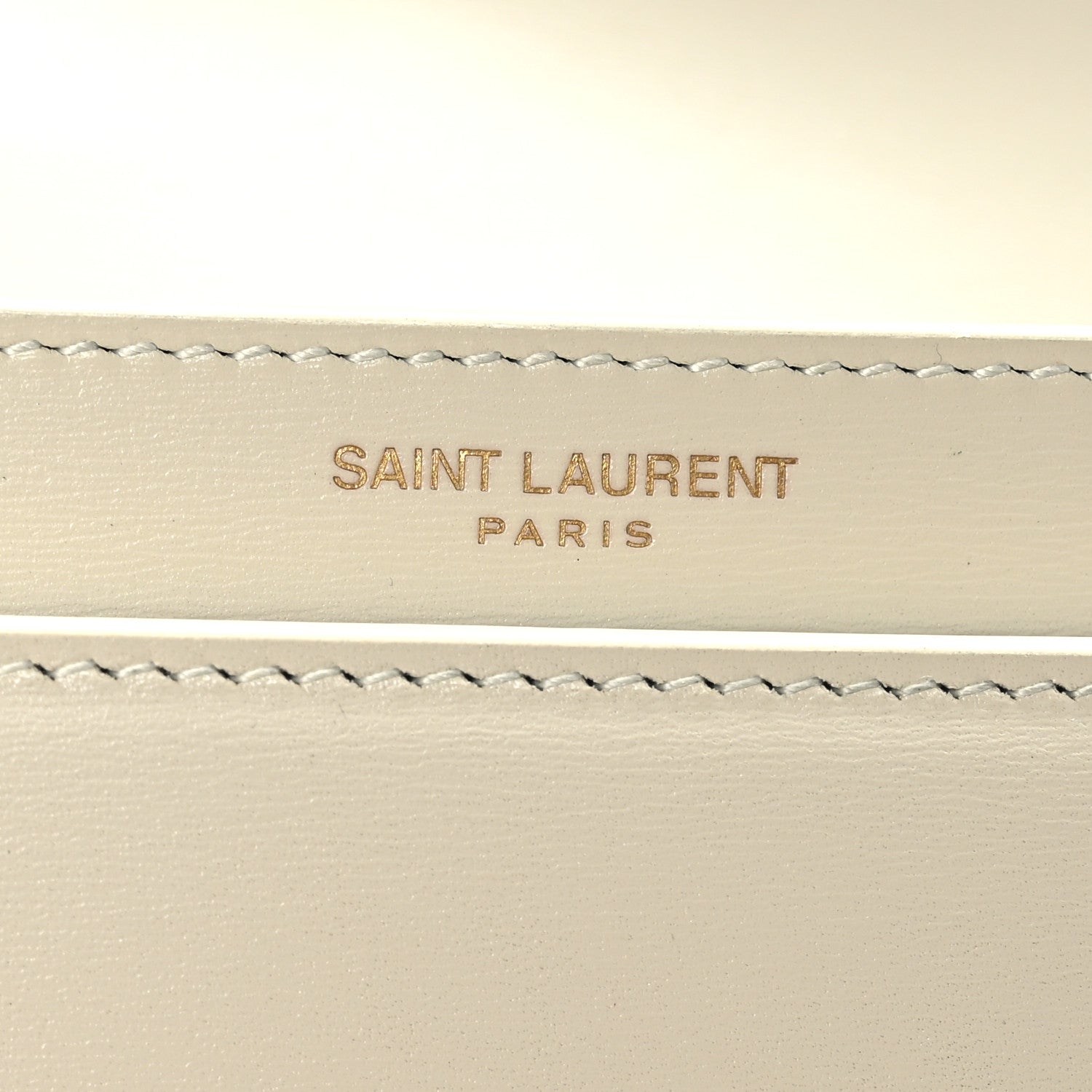 Saint Laurent Smooth Calfskin Monogram Cassandra Clasp Bag Crema Soft 8 of 11