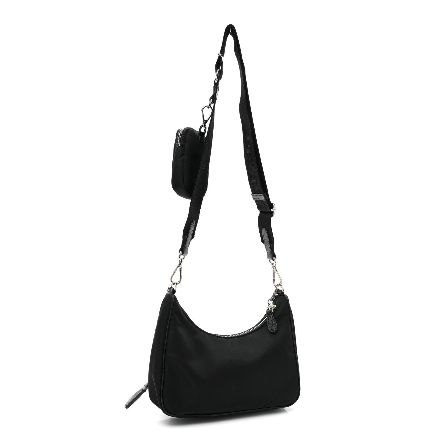 Prada Nylon Re-Edition 2005 Shoulder Bag Black 3 of 7