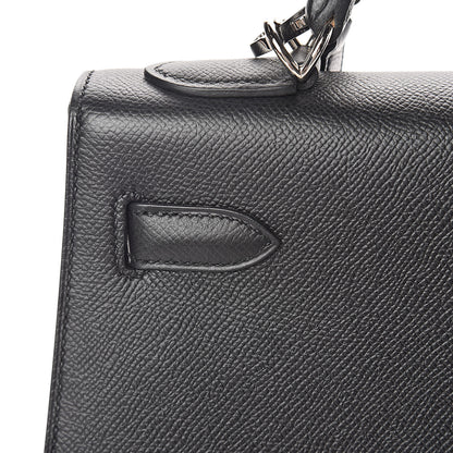 Hermes Epsom Kelly Sellier 32 Black 12 of 36