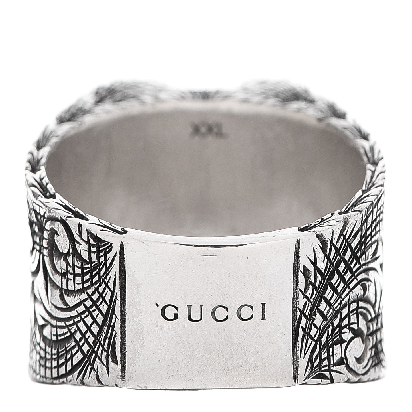 Sterling Silver Letter X Ring 66 11.5