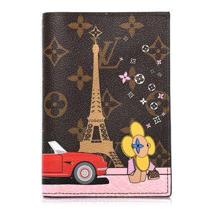 Louis Vuitton Monogram 2019 Christmas Animation Passport Cover Rouge 1 of 7