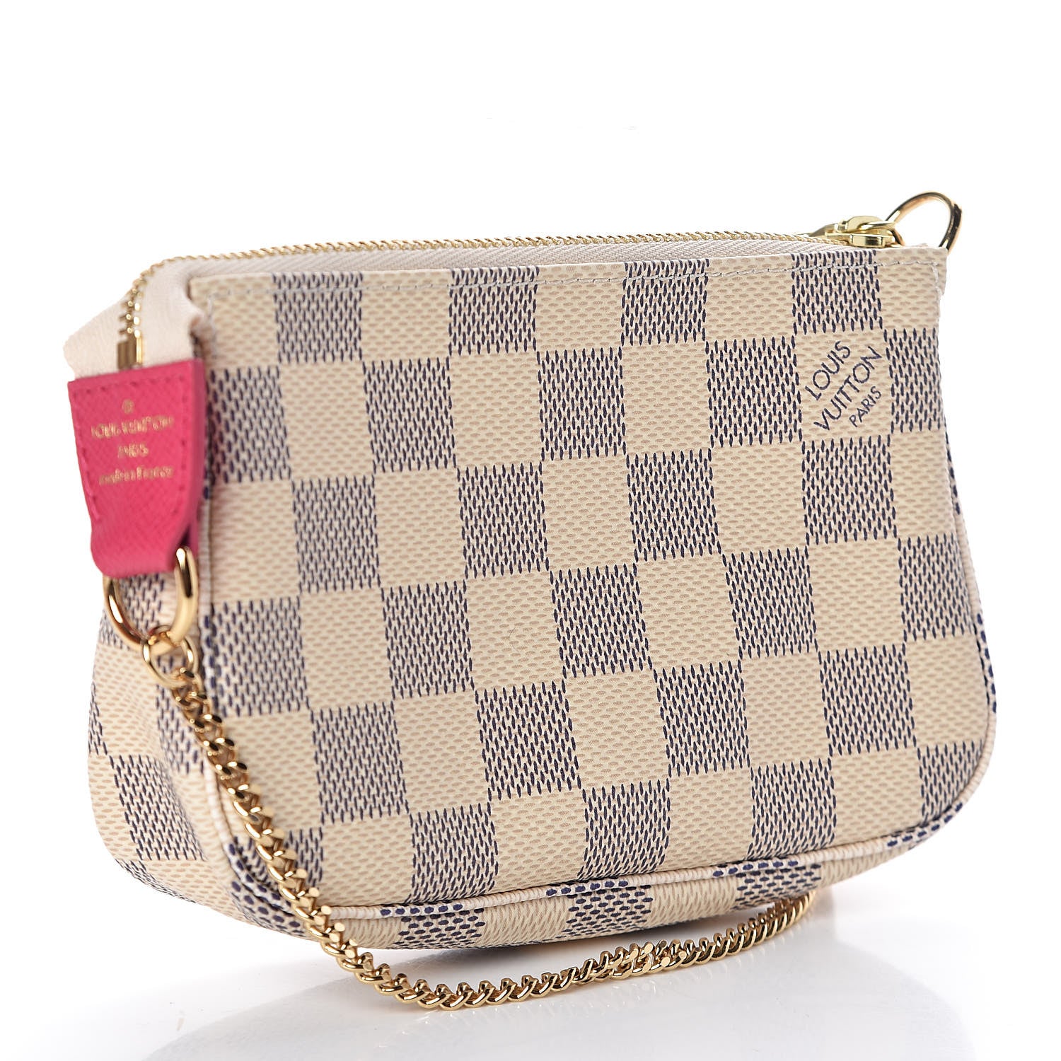Louis Vuitton Damier Azur 2015 Christmas Animation Mini Pochette Accessories 3 of 10