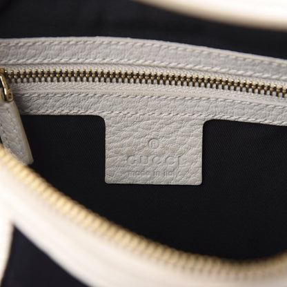 Gucci Calfskin Web Small Blondie Hobo White 9 of 14