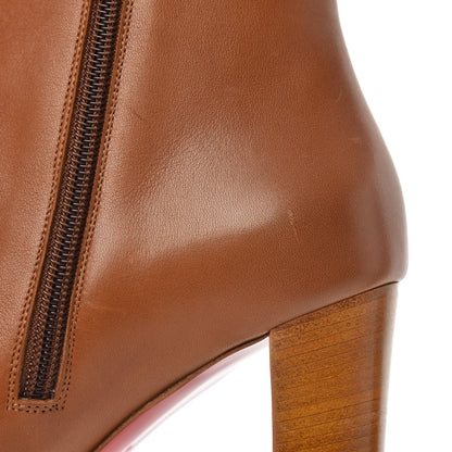 Christian Louboutin Calfskin Adox 85 Ankle Boots 40 Caramel 8 of 8