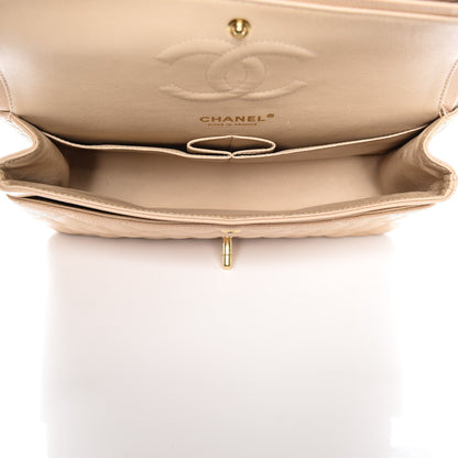 Chanel Caviar Quilted Medium Double Flap Beige Clair 5 of 8