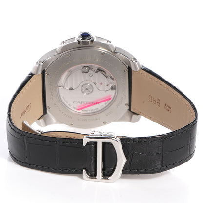 Cartier Stainless Steel Alligator 42mm Calibre de Cartier Automatic Watch 3 of 9