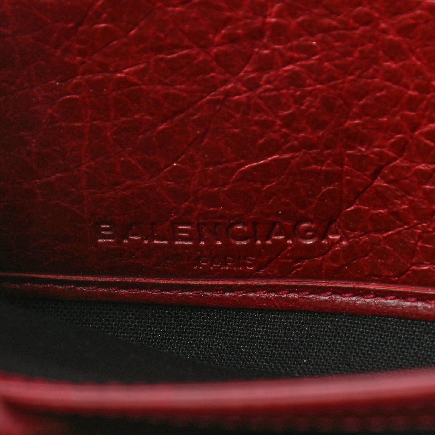 Agneau Classic Hardware Continental Zip Around Wallet Rouge Cerise