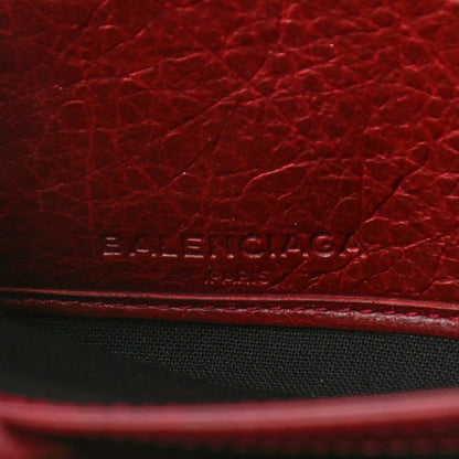 Balenciaga Agneau Classic Hardware Continental Zip Around Wallet Rouge Cerise 6 of 6