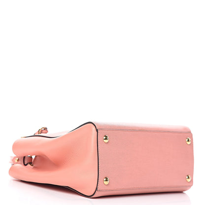 Fendi Vitello Elite Petite 2Jours Tote Pesca 4 of 15