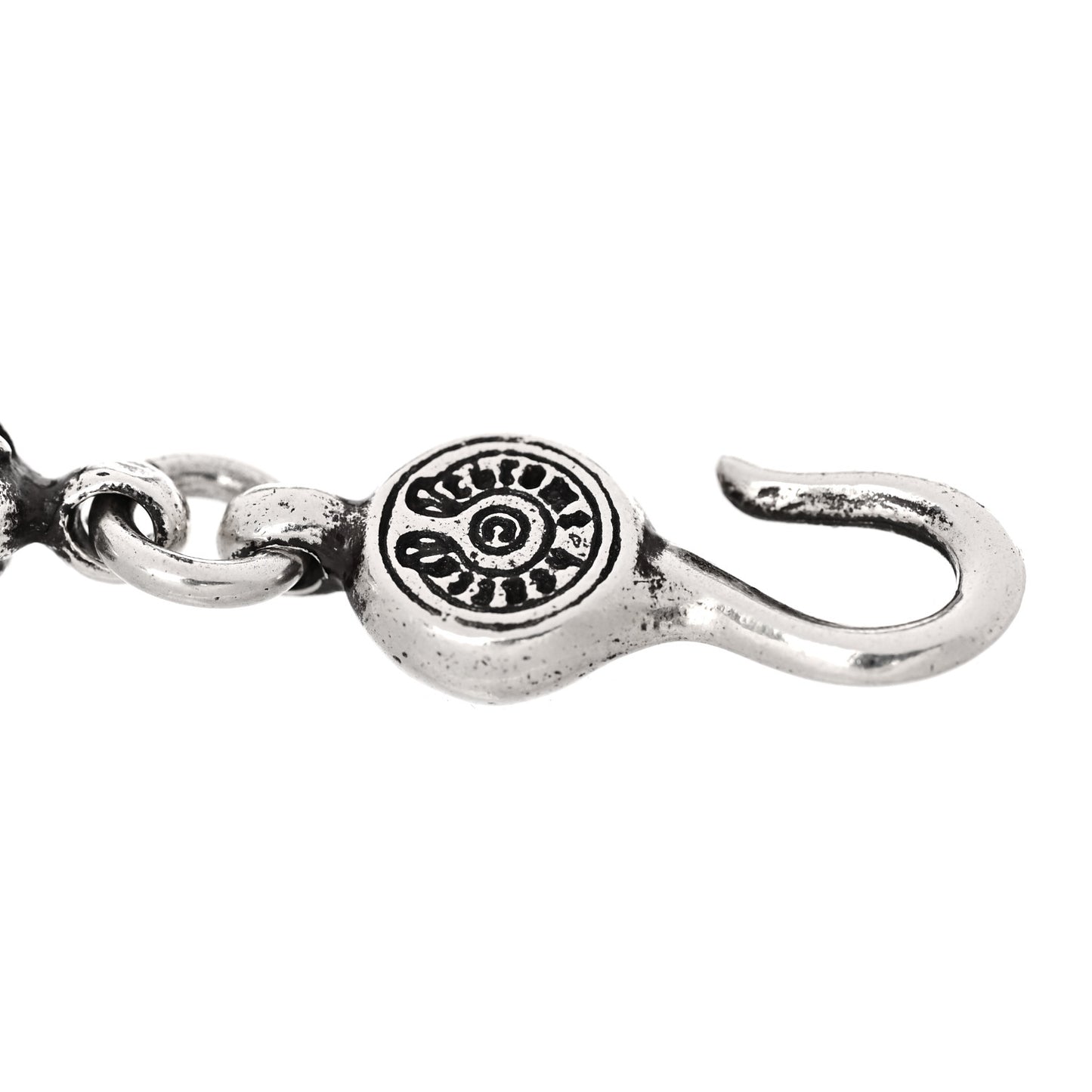 Sterling Silver Cross Ball Bracelet